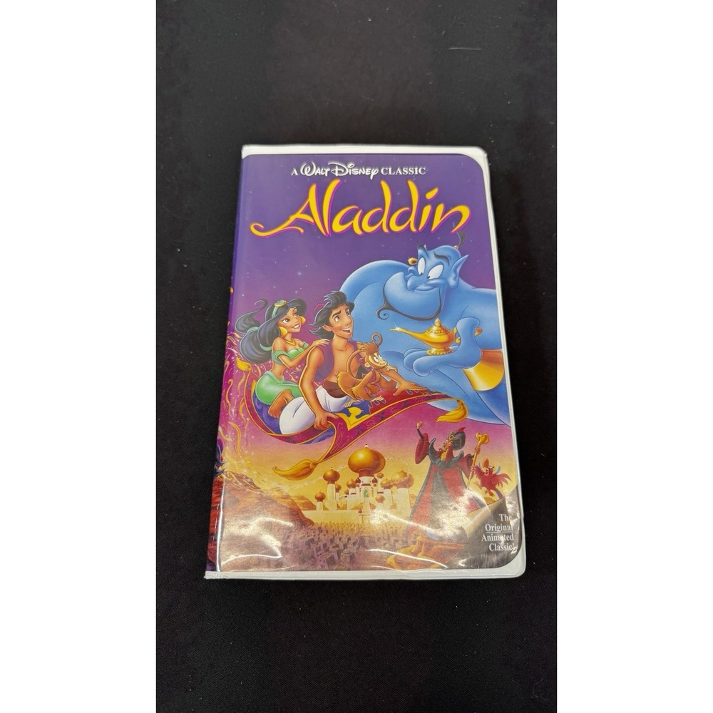 A Walt Disney Classic Aladdin VHS Black Diamond‎ Edition